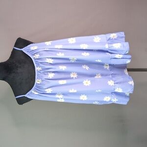 OS purple lilac daisy tank-NWT